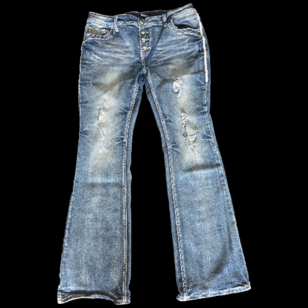 Flamingals Blue Flare Jeans